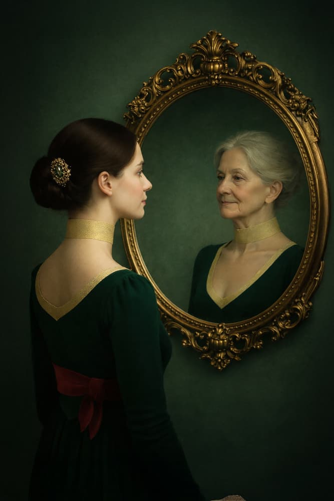 Mirror Of Time by Ionel Onofras — canvas wall art