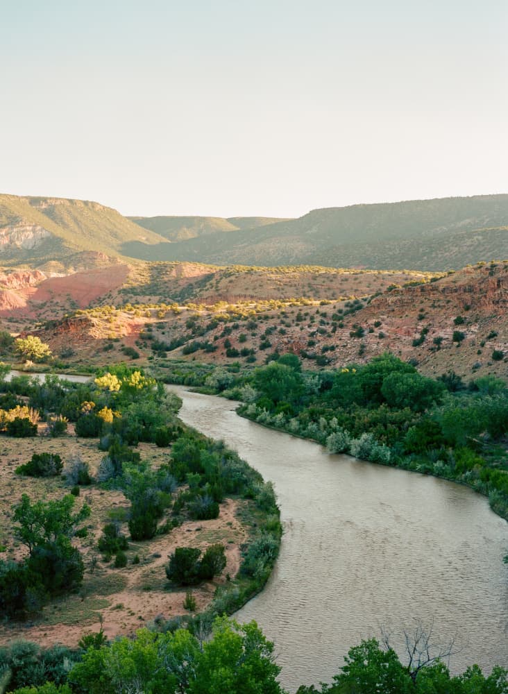 Winding Desert River by Bethany Young — canvas wall art