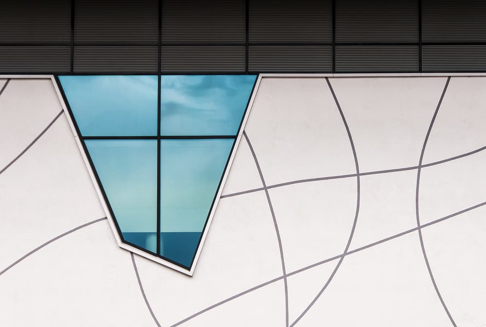 Geometric Sky Reflection by Henk van Maastricht — canvas wall art