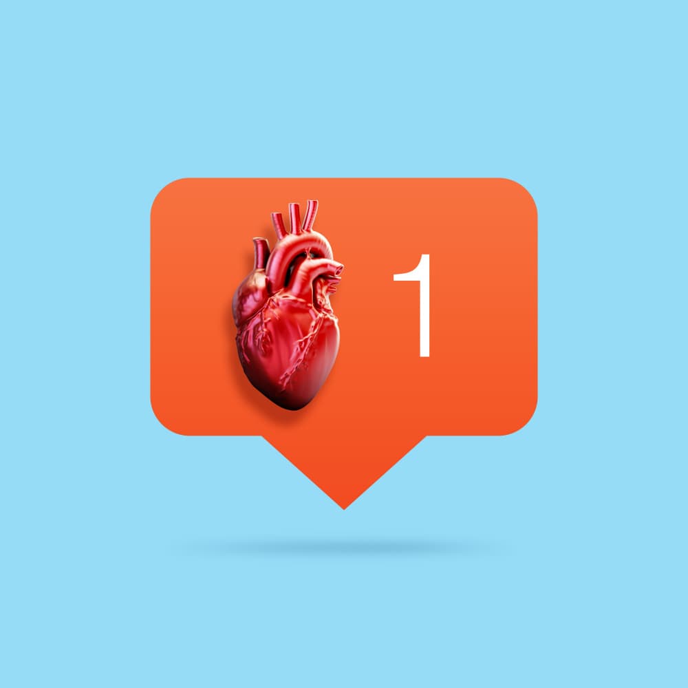 One Heart Notification by Artem Pozdniakov — canvas wall art