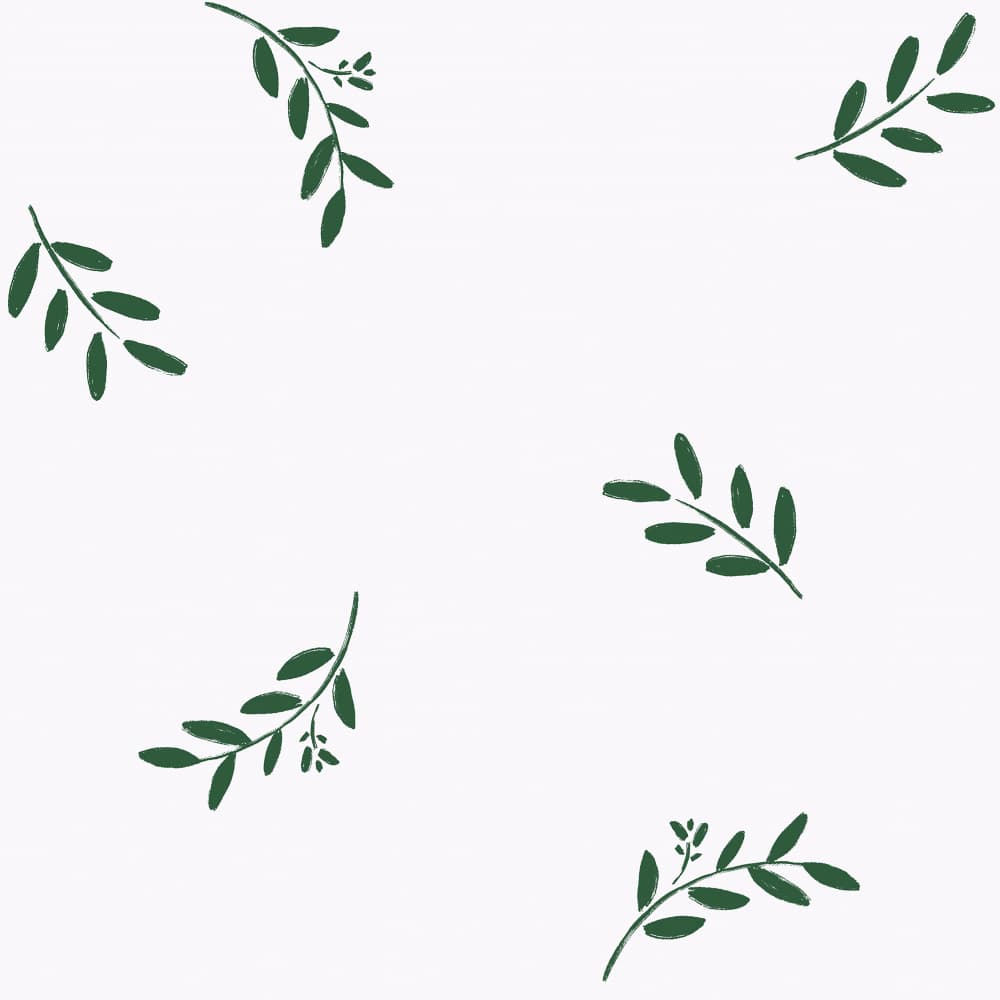 Delicate Leaf Sprigs by Giovanna Julião — canvas wall art