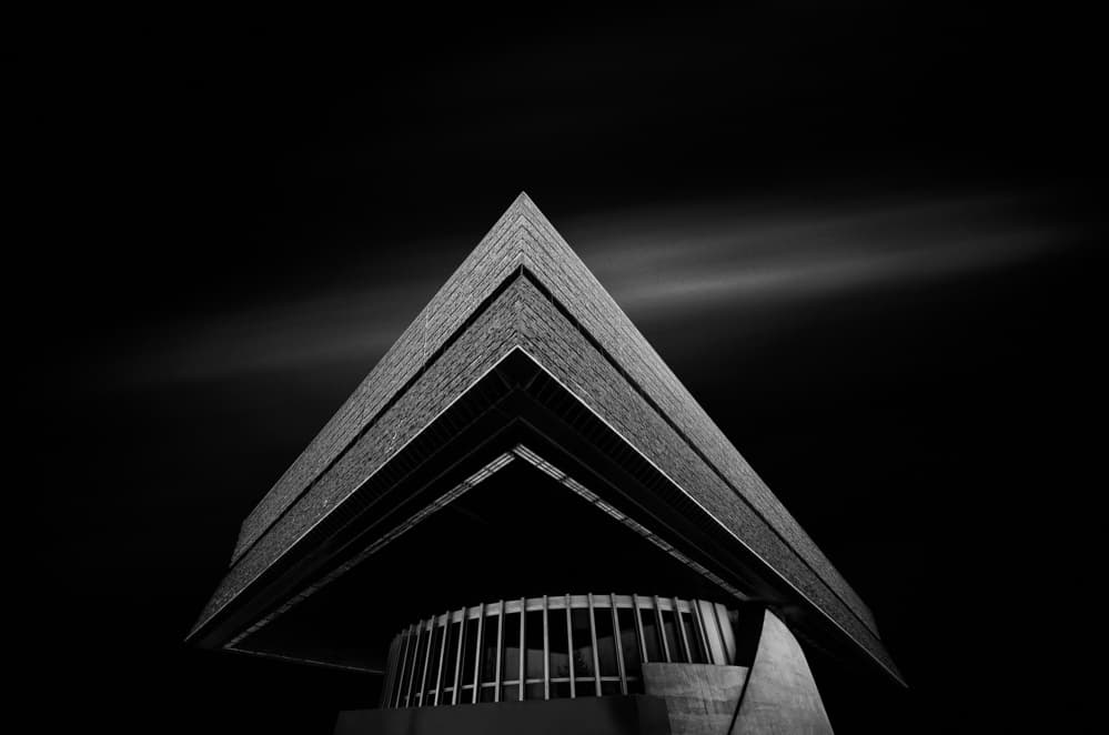 Modern Geometric Structure by Karol Važan — canvas wall art