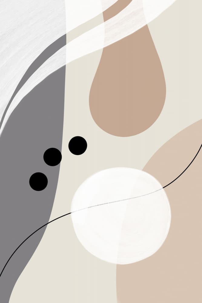 Modern Organic Shapes by Melanie Viola — canvas wall art