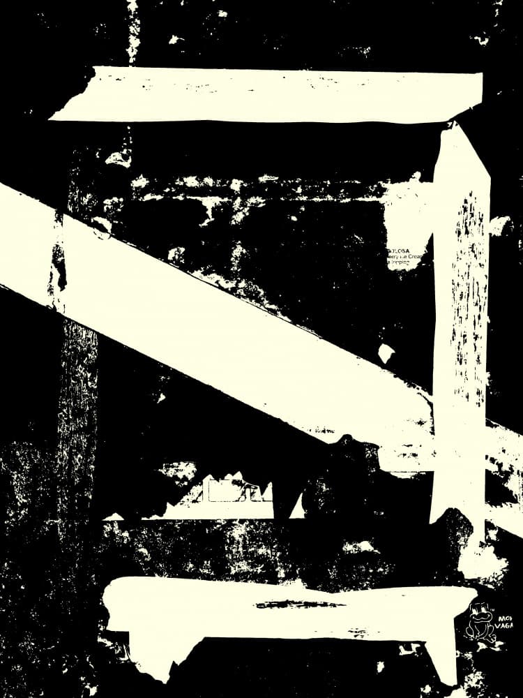 Abstract Grunge Shapes by Petr Strnad — canvas wall art