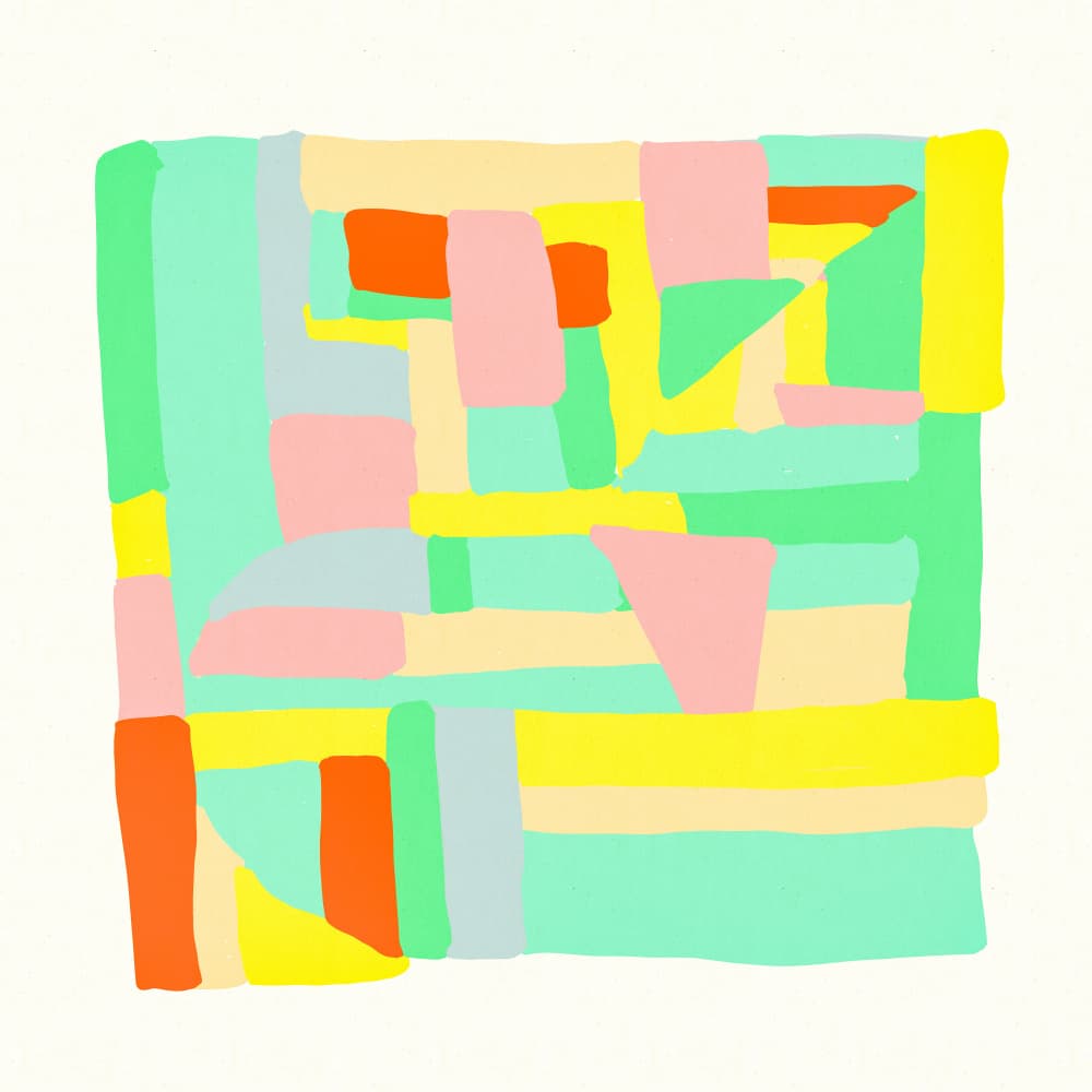 Playful Abstract Geometry by Sharyn Bursic — canvas wall art