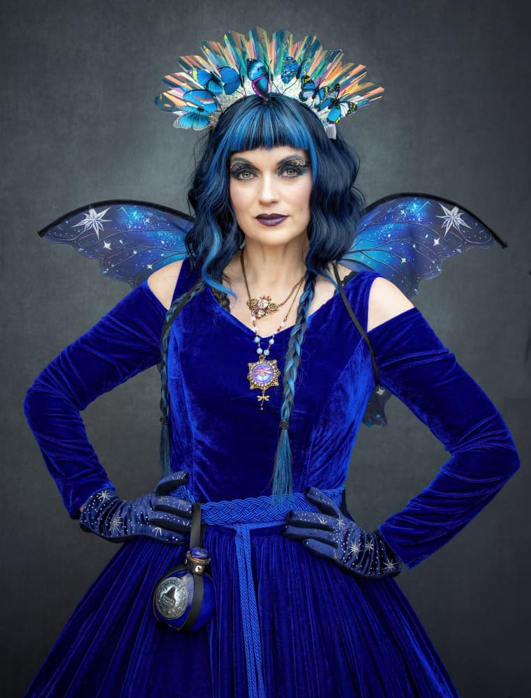 Mystical Blue Fairy Queen by Daniel Springgay — canvas wall art