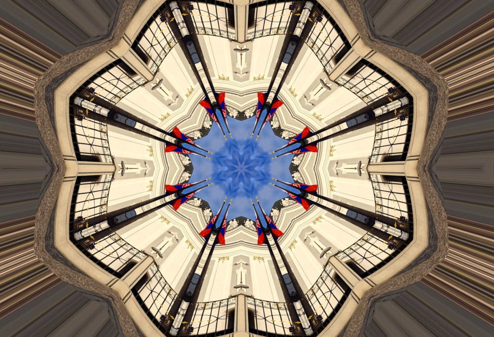 Architectural Kaleidoscope by Miro Susta — canvas wall art