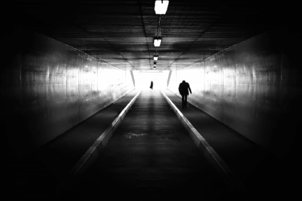 Walking Towards The Light by Jorge Pimenta — canvas wall art