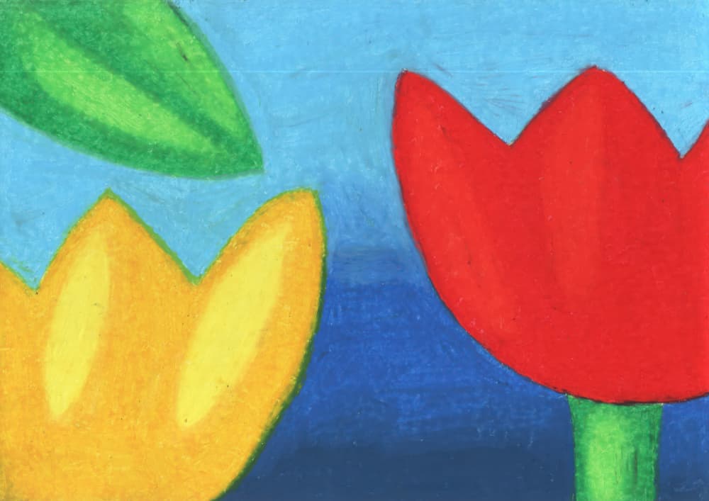 Vibrant Floral Abstract by Kulik — canvas wall art