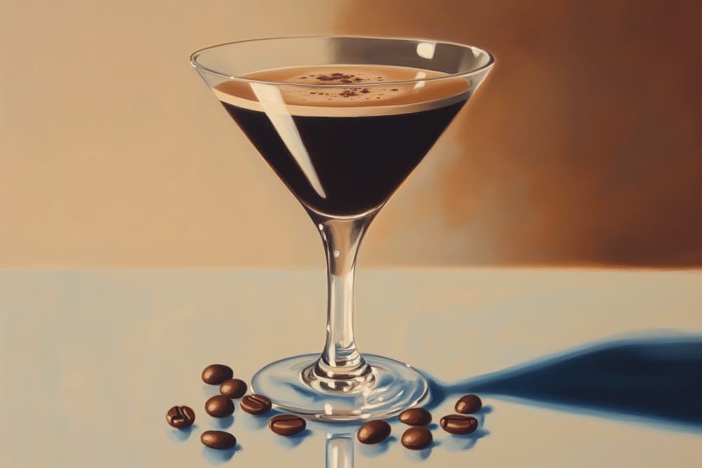 Espresso Martini Delight by Melloi Art Prints — canvas wall art