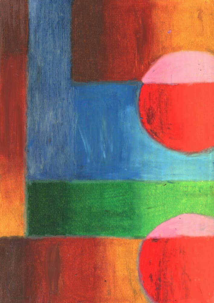 Abstract Color Blocks by Kulik — canvas wall art