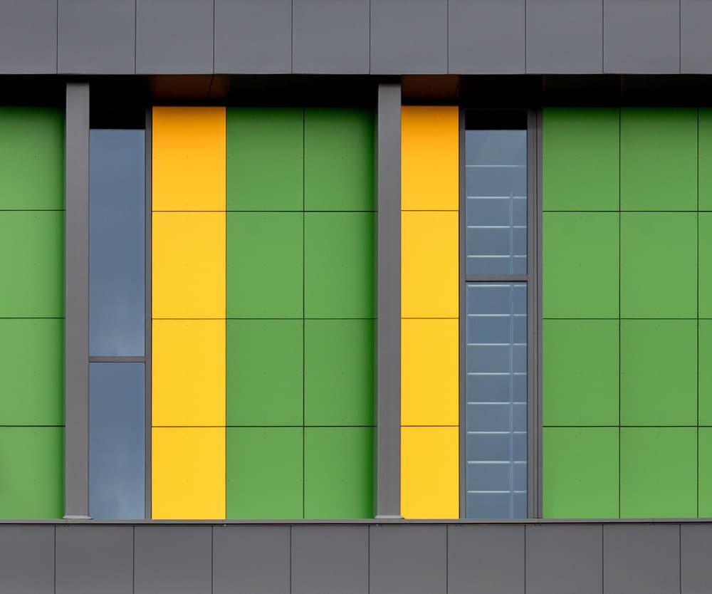Vibrant Architectural Facade by Theo Luycx — canvas wall art