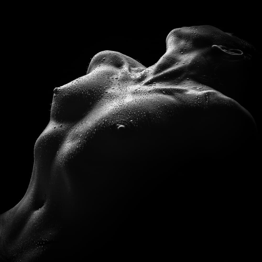 Sensual Wet Skin by AURIMAS VALEVICIUS — canvas wall art