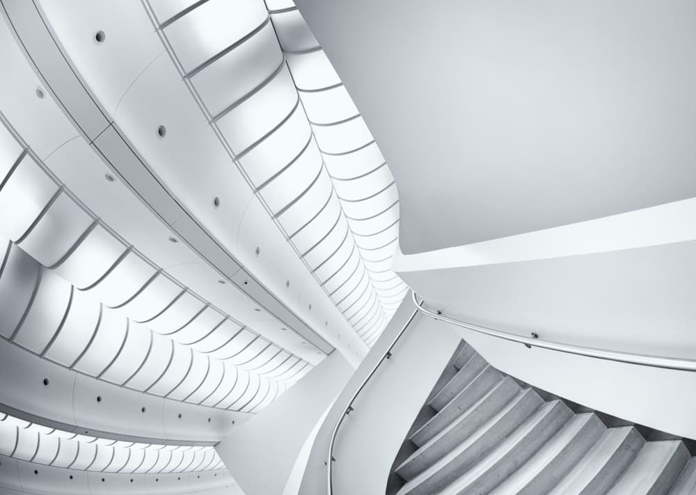 Modern Architectural Curves by Jeroen van de Wiel — canvas wall art