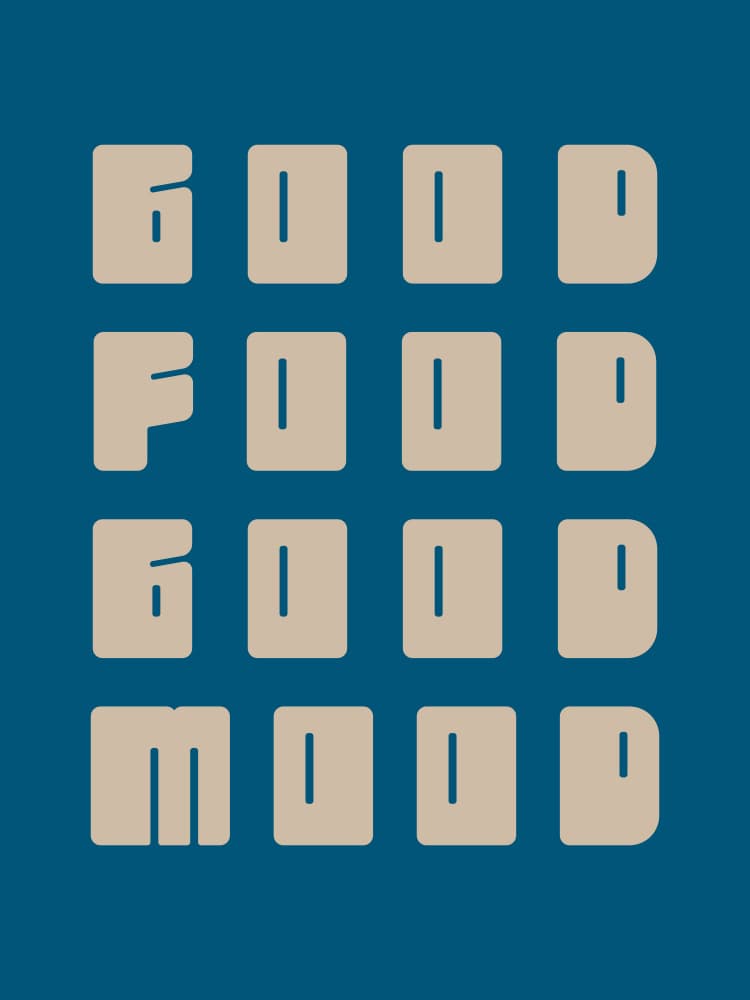 Good Food Good Mood by Andreas Magnusson — canvas wall art
