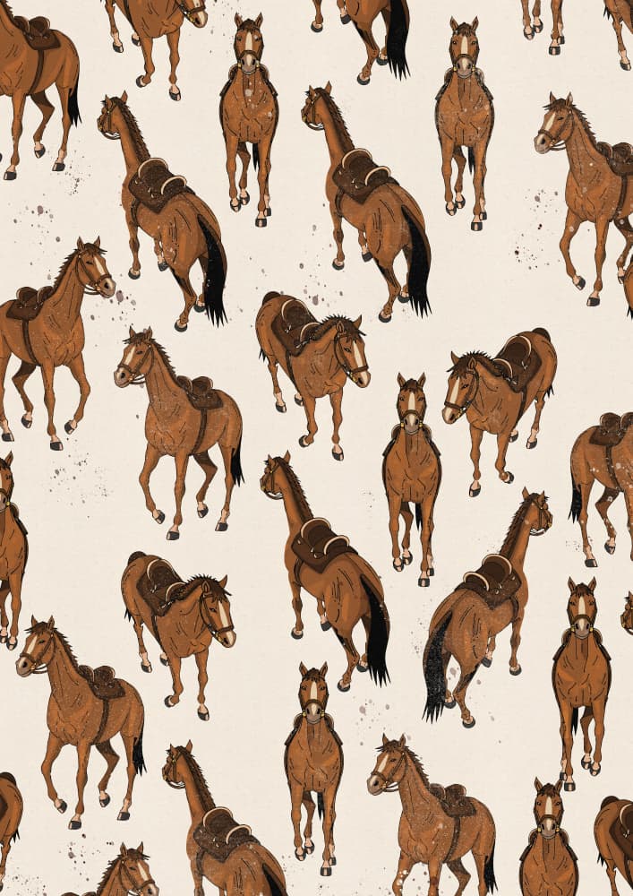 Equestrian Horse Pattern