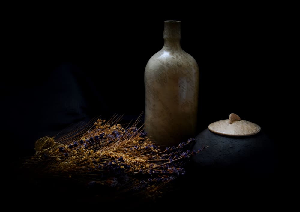 Serene Botanical Still Life by Raffaele Corte — canvas wall art