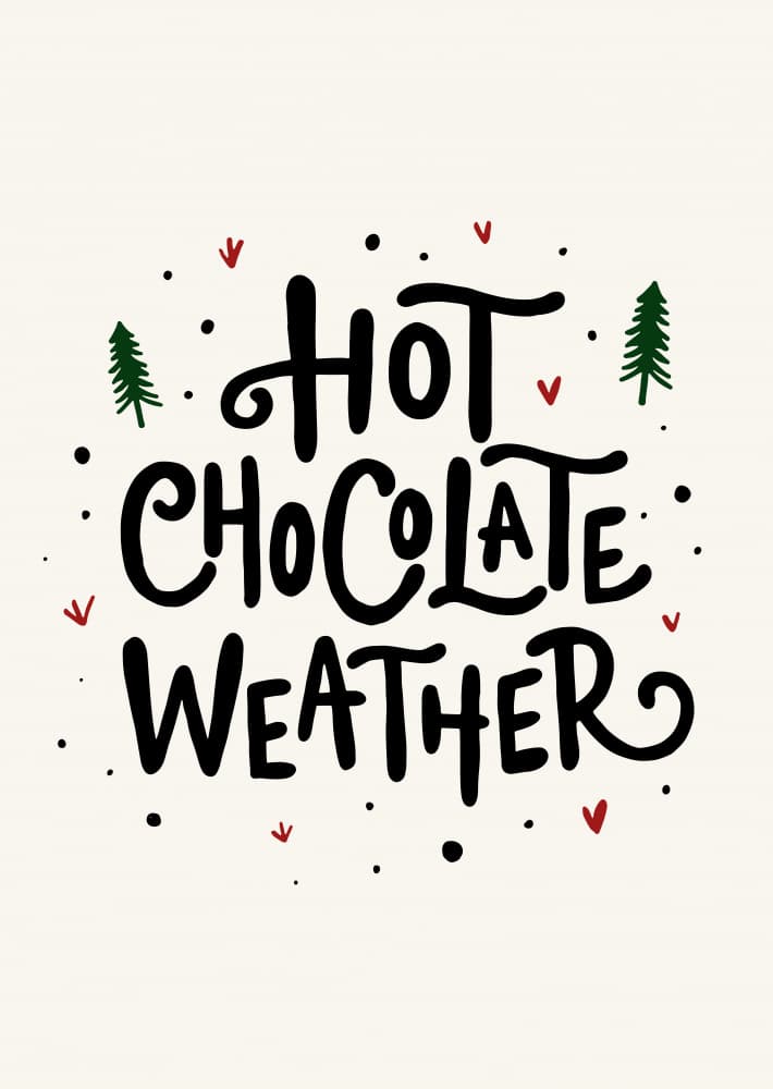 Hot Chocolate Weather by Rio Soléy — canvas wall art