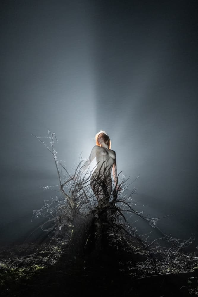 Woman In Divine Light by Leszek Paradowski — canvas wall art