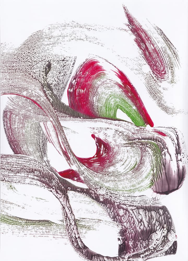 Dynamic Color Flow by Maira Ribena — canvas wall art