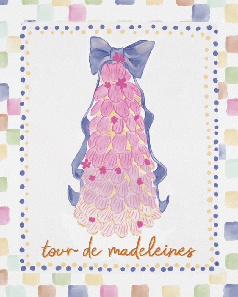French Madeleine Tower by Radhika Modi — canvas wall art