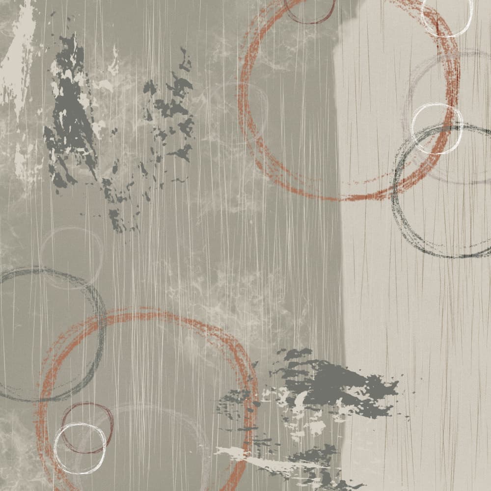 Earthy Abstract Circles by Imaginative — canvas wall art