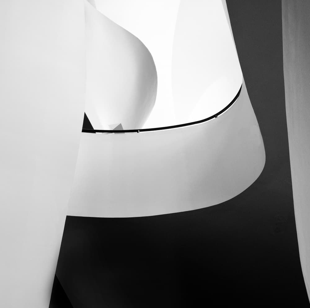 Abstract Curved Architecture by Wayne Pearson — canvas wall art