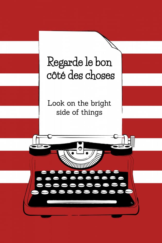 Red Typewriter Inspiration by Martina — canvas wall art