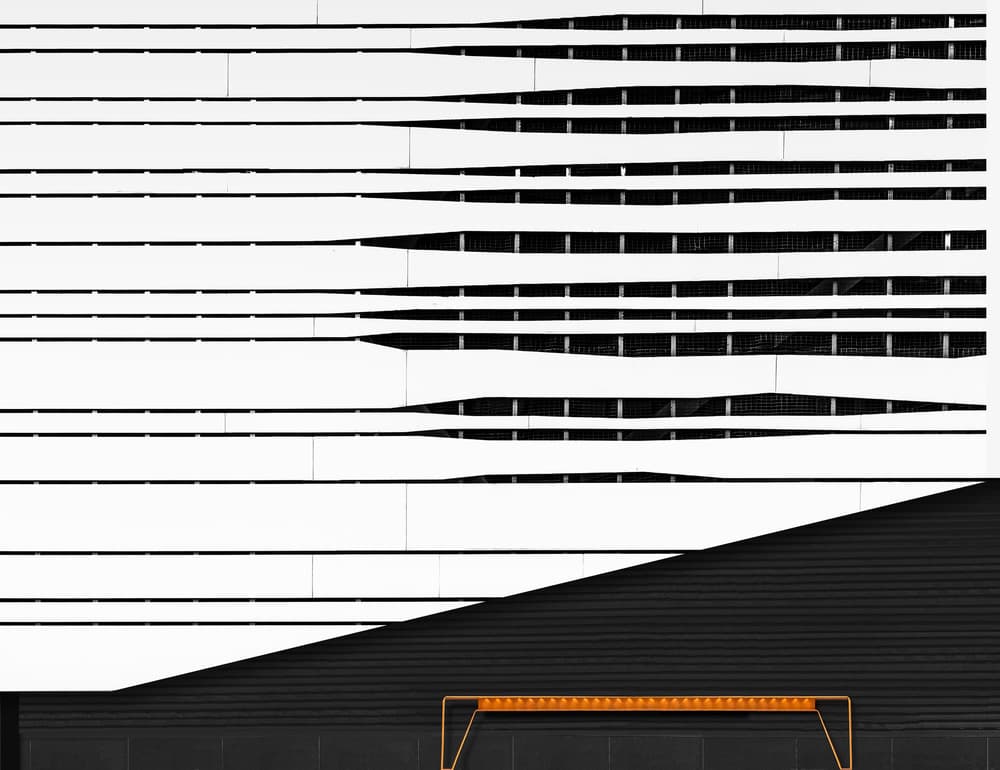 Modern Geometric Architecture by Theo Luycx — canvas wall art