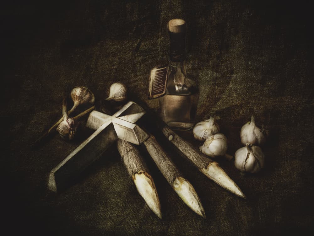 Vampire Hunter's Tools by Evgeniy Popov — canvas wall art