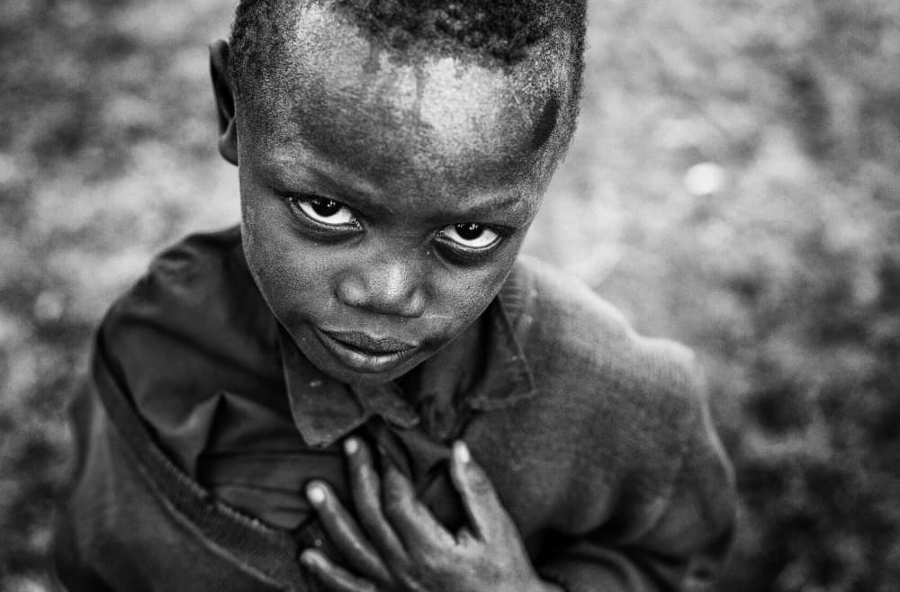 Young Boy's Gaze by Goran Jovic — canvas wall art