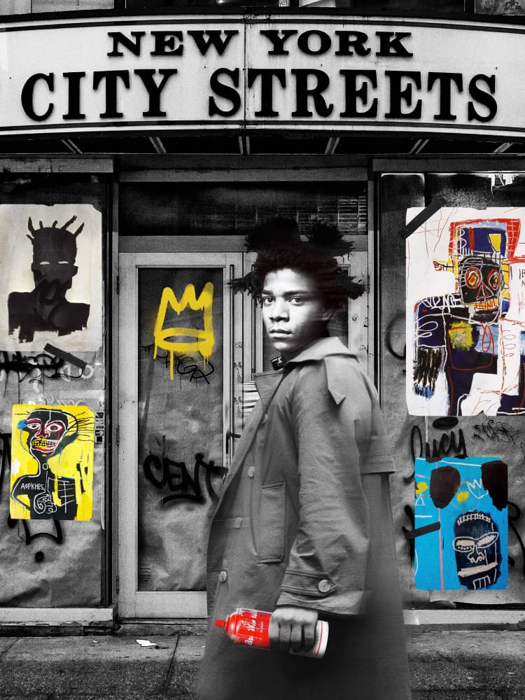 New York City Streets by Dikhotomy — canvas wall art