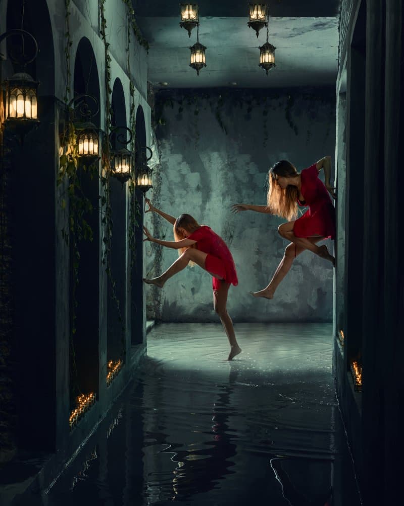 Ethereal Dance in Hall by Lisdiyanto Suhardjo — canvas wall art