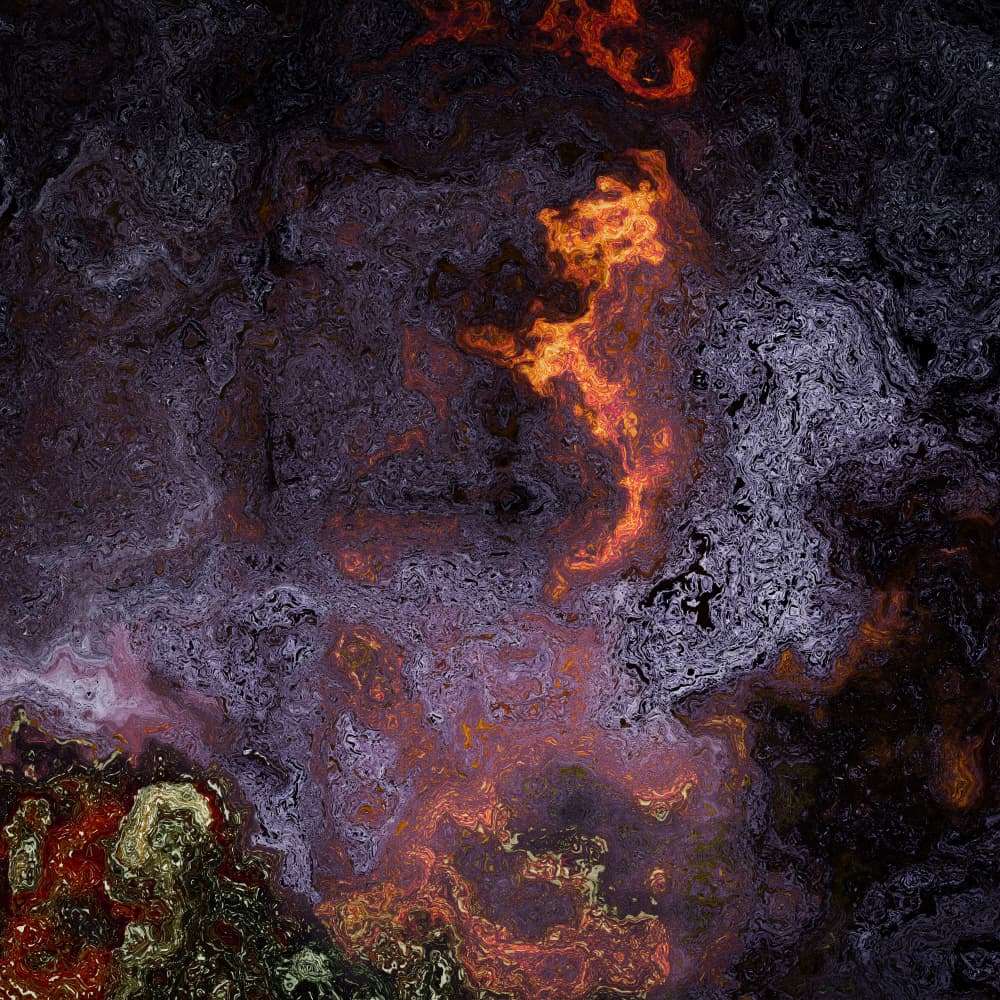 Molten Cosmic Flow by Justyna Jaszke — canvas wall art