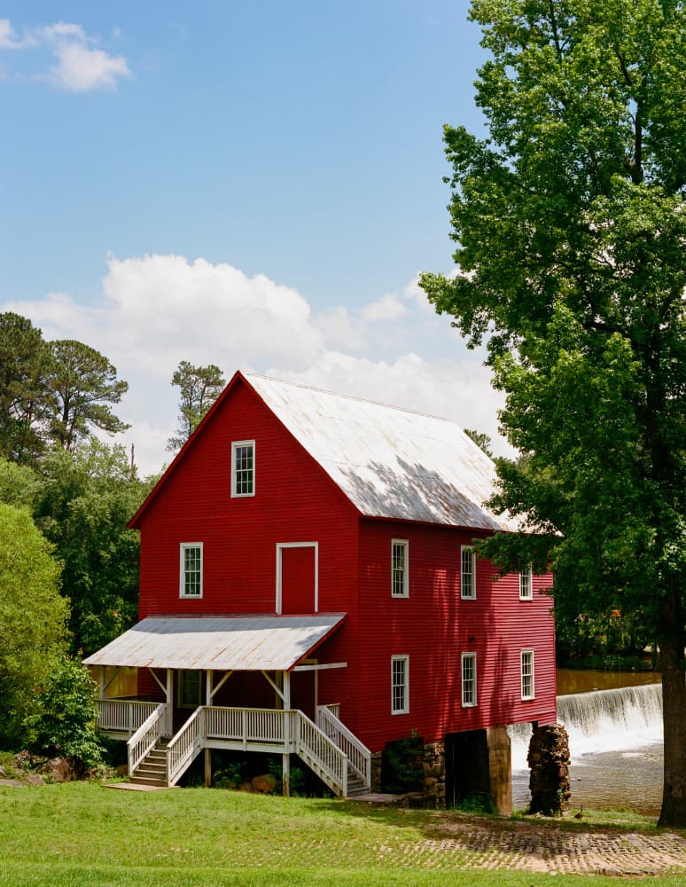 Historic Red Mill by Bethany Young — canvas wall art