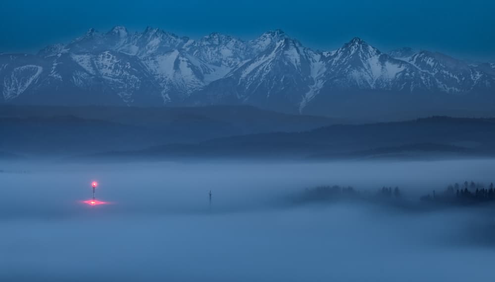 Snowy Peaks Morning Fog by Slawomir Kowalczyk AFRP FIAP IAAP — canvas wall art