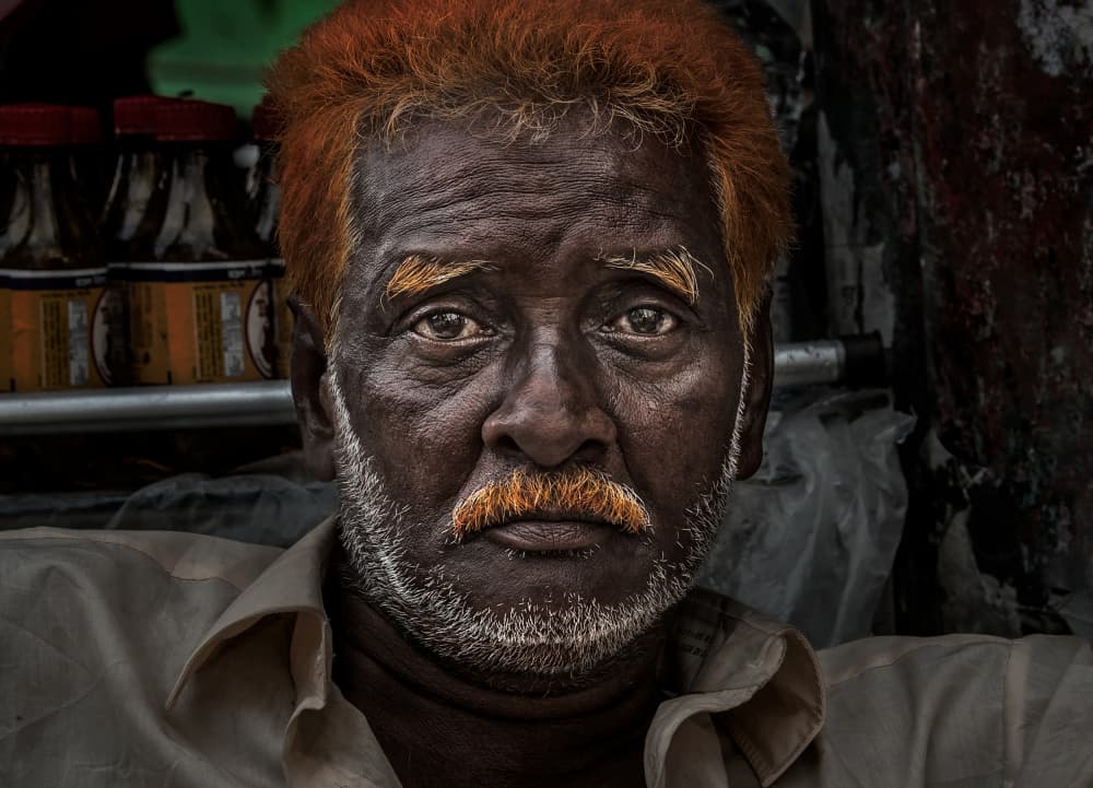 Soulful Orange Haired Man by Joxe Inazio Kuesta Garmendia — canvas wall art