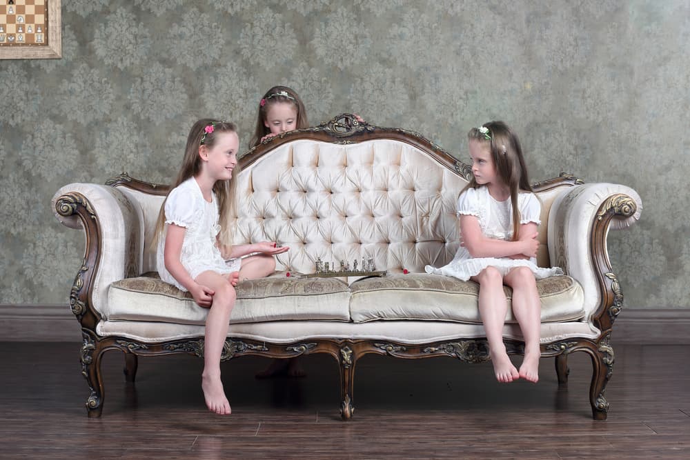Childhood Chess Game by Victoria Glinka — canvas wall art