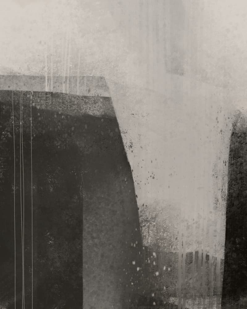 Modern Abstract Layers by MANSI SAXENA — canvas wall art
