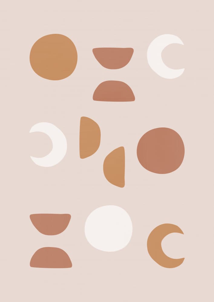 Boho Moon Phases by Orara Studio — canvas wall art