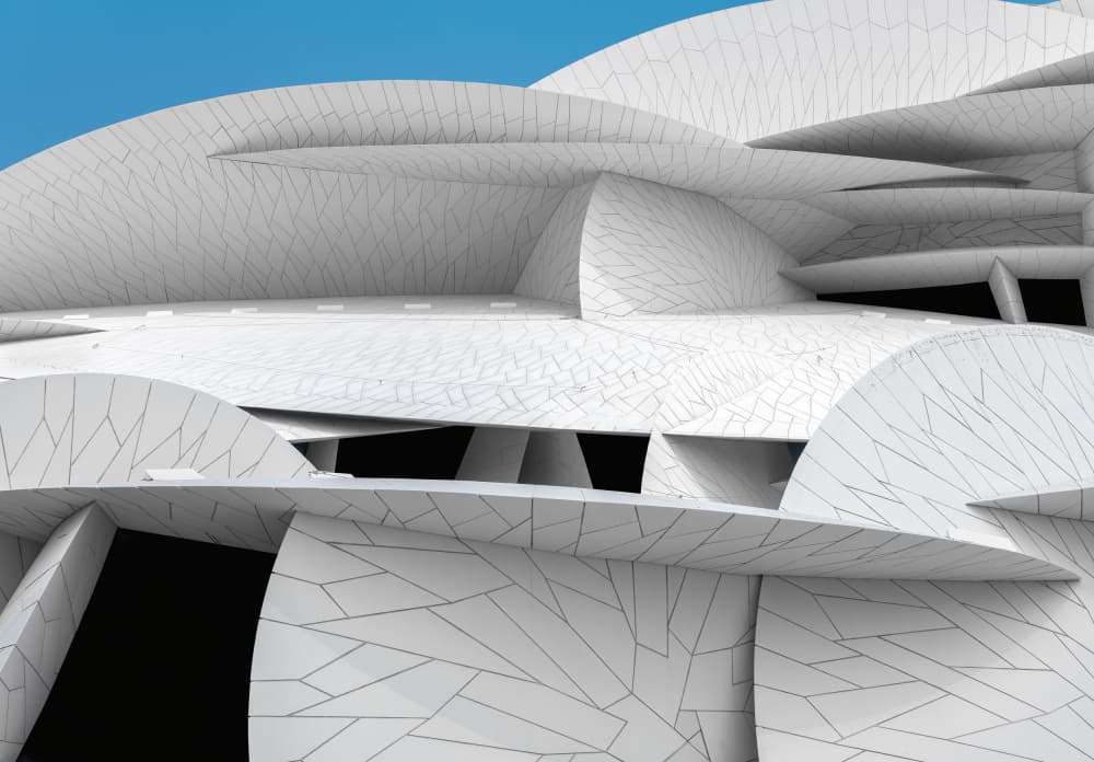 Abstract Desert Rose Architecture by Wayne Pearson — canvas wall art