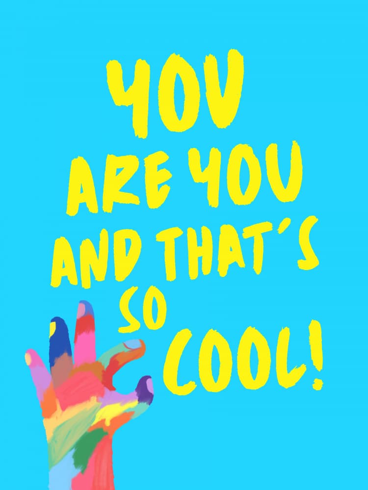 You Are You Cool by Ohkimiko — canvas wall art