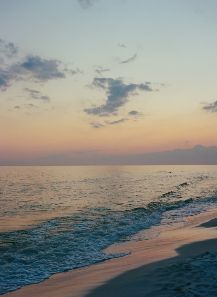Serene Beach Sunset by Bethany Young — canvas wall art