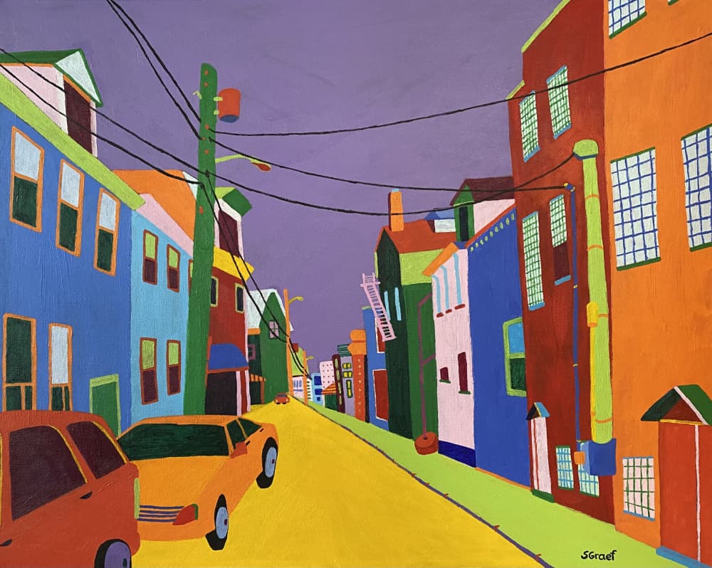 Backstreet by Sue Graef — canvas wall art