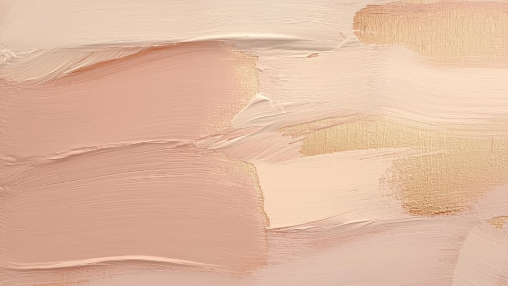 Blush Gold Abstract by Marika Barsrsind β canvas wall art