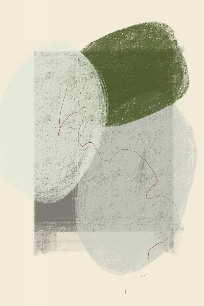 Earthy Textured Forms by Nilesh Kulkarni — canvas wall art