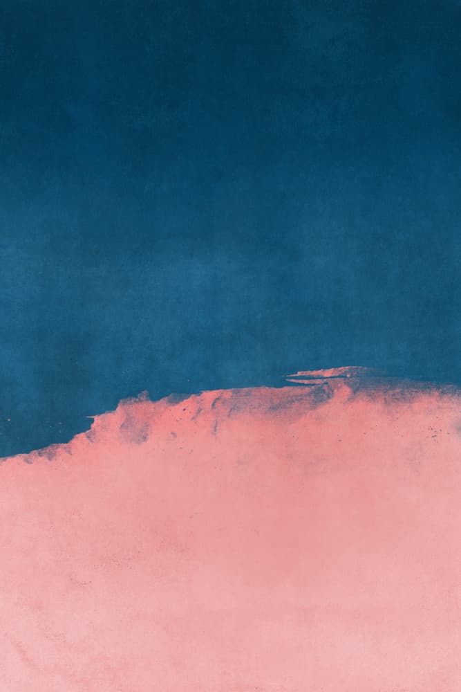 Dreamy Pink Blue by amini54 — canvas wall art