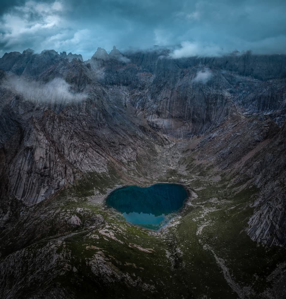 Heart Lake Valley by Irene Wu — canvas wall art