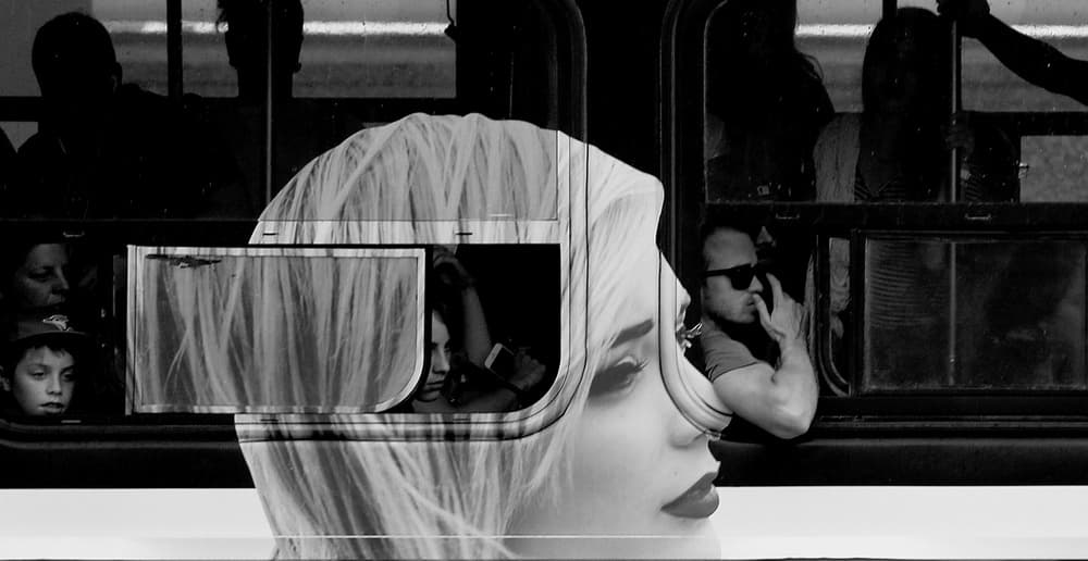 Urban Double Exposure by Jian Wang — canvas wall art