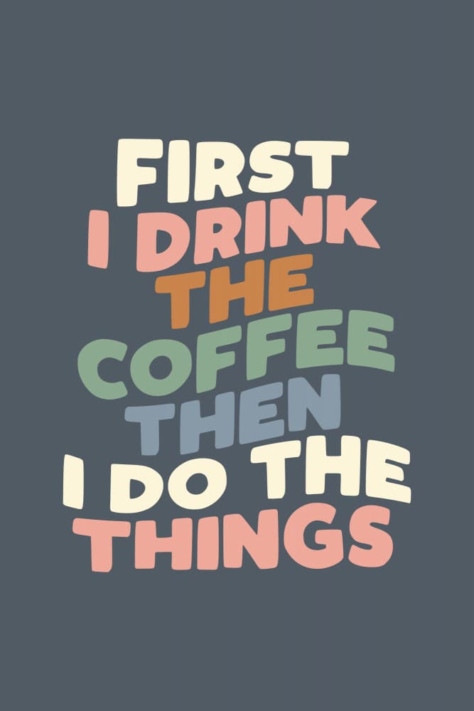 Funny Coffee Morning by Brett Wilson — canvas wall art